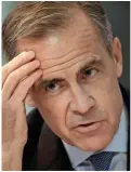  ??  ?? Under fire: Mark Carney