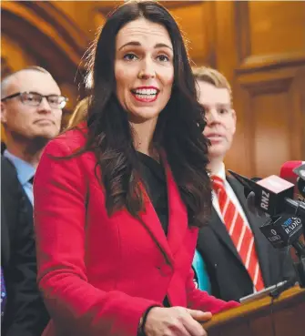  ??  ?? The potential of Labour’s Jacinda Ardern winning the New Zealand election has caused market flux. STEPHANIE BENNETT