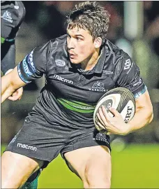  ??  ?? Dan van der Merwe is glad to be back at Scotstoun