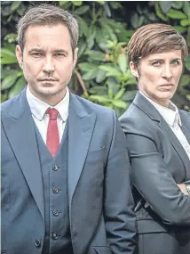 ??  ?? Martin stars with Vicky McClure in Line Of Duty.