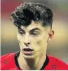  ??  ?? TOP TALENT Kai Havertz