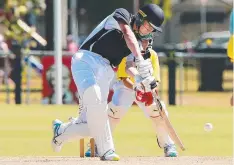  ??  ?? Liam has been impressing at junior cricked level for years. Here is pictured playing for the Barwon Rockets under-14s in 2018.