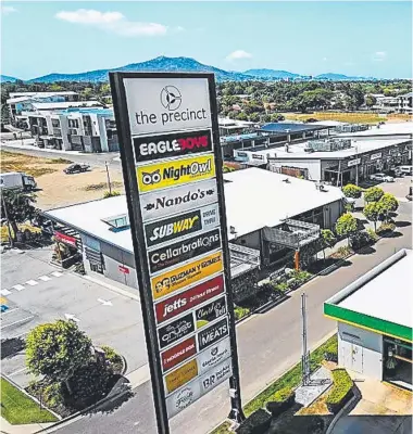  ?? HOT PROPERTY: The Precinct dining and retail complex at 40- 42 Stuart Drive, Idalia, south of the Townsville CB ??