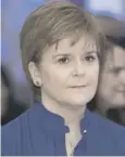  ??  ?? Nicola Sturgeon is among those who received a briefing