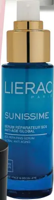  ??  ?? LIERAC ‘Sunissime Sérum Réparateur’ (41,90 €).