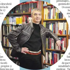  ?? ?? El escritor y periodista Lluís Llort, la pasada semana en la librería Obaga de Barcelona.