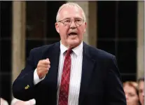  ?? CP PHOTO ADRIAN WYLD ?? Minister of Border Security Bill Blair speaks Tuesday in the House of Commons on Parliament Hill.