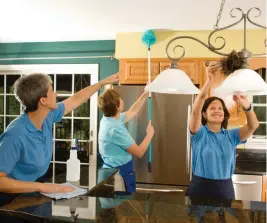  ?? GETTY IMAGES ?? Enviropure’s natural approach to cleaning is a healthy option to keep harsh cleaning chemicals out of the family home.