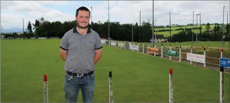  ??  ?? Con Cronin, Caretaker of Newmarket GAA Pitch, was delighted to see the gates open up to the public on Wednesday morning.