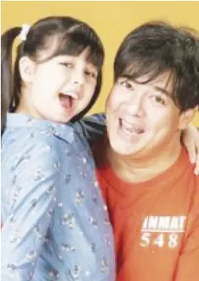  ??  ?? CLOCKWISE: Aga Muhlach and Xia Vigor for Miracle in
Cell 7, Indonesian actors Shandy Aulia and Dodit Mulyanto of Cinta Itu Buta and the Del Rosarios of Viva Entertainm­ent.