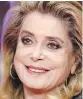  ??  ?? Catherine Deneuve