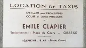  ?? (Photo DR) ?? La carte de visite d’époque d’emile Clapier.