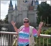  ?? PHOTO PROVIDED ?? Local business owner Colleen Parisi of A Walk in the Park visits Magic Kingdom at Walt Disney World in Orlando, Fla.