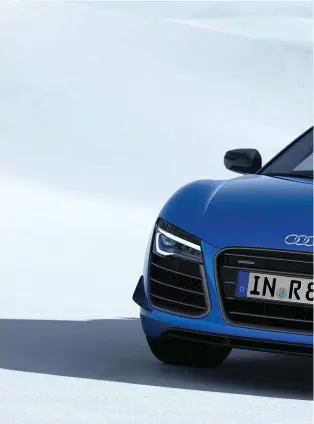 The Audi R8 LMX – world's first production car with laser high beams