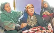  ?? WASEEM ANDRABI/HT ?? ▪ Ayesh Khan, mother of newly recruited militant Majid Khan, wails at their home in Anantnag on Monday.