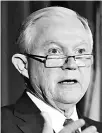  ??  ?? Jeff Sessions