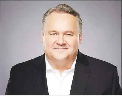  ?? (Courtesy Photo) ?? Craig Brooks is currently the vice president of developmen­t for A. Smith & Co. This large production company names a number of hit television series as credits, including American Ninja Warrior and Hell’s Kitchen.