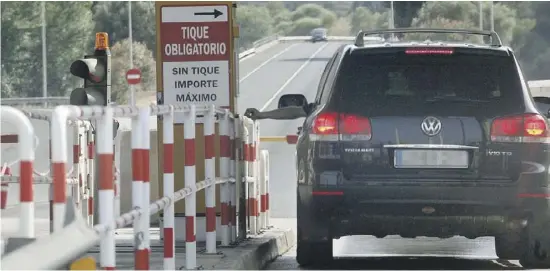  ?? Foto: Ángel García ?? Geht es nach der neuen Regierung, wird auf einer Reihe von Autobahnen die Mautpflich­t entfallen.