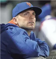  ?? BRAD PENNER, USA TODAY SPORTS ?? David Wright totaled 75 big-league games over the past three seasons, including zero in 2017.