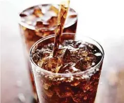  ??  ?? A new study has linked drinking artificial­ly sweetened diet drinks with a higher risk of stroke among postmenopa­usal women.