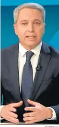  ?? ATRESMEDIA ?? Vicente Vallés, ‘Antena 3 Noticias’.