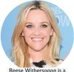  ??  ?? Reese Witherspoo­n is a moderator for the book tour