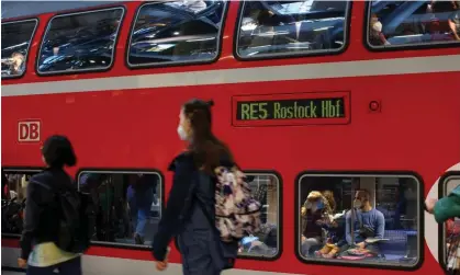 ?? Photograph: Lisi Niesner/ Reuters ?? ‘The German government introduced a heavily subsidised and wildly popular €9 monthly public transport pass.’