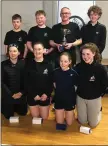  ??  ?? SWL Grade 3 Champions 2020: Back: James Fleming, Eoghan Cooney, Joe Dalton, Adam Daynes. Front: Edel Jordan, Shellie Doyle, Chloe McGrane,