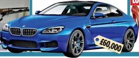  ??  ?? FLASHY BMW M6