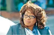  ?? BOB SELF/AP ?? Corrine Brown walks to the federal courthouse in Jacksonvil­le on May 5, 2017. Brown, whose initial conviction was tossed out by an appeals court, will plead guilty at a second trial, according to court documents filed Tuesday.