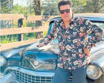  ?? LIA GROSSO PHOTO ?? Sam Grosso, owner of Vintage Car Wine Tours, owns a collection that features a 1955 Cadillac Fleetwood, above, and a 1961 Cadillac. Features such as fail fins, below left, on the ’61 Caddy, and the Rolls Royce Spirit of Ecstacy are things of the past.