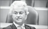  ??  ?? De PVV-leider woont in een zogeheten safe house, een geheim en beveiligd huis.