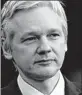  ??  ?? Assange, who has always denied wrongdoing, in an apparent bid to avoid an arrest warrant, has been holed up at the Ecuadorian Embassy in London since 2012.