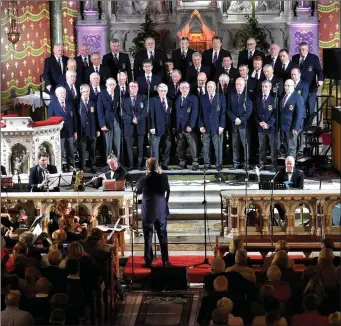  ??  ?? St Peter’s Male Voice Choir willbe in concert on September 9