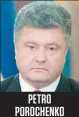  ??  ?? Petro Porochenko Président ukrainien