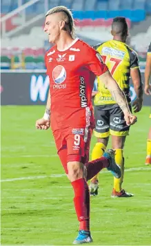  ?? S. SALDARRIAG­A. ?? El delantero Michael Rangel tendrá el duro reto de anotar ante el Deportivo Cali, que se ha mostrado fuerte en defensa.