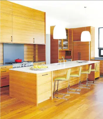  ?? CHANCEY DESIGN ?? More streamline­d kitchen designs have become increasing­ly popular in recent years.