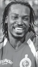  ??  ?? Chris Gayle