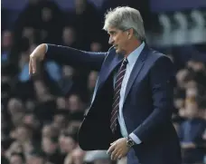  ?? Reuters ?? Manuel Pellegrini’s West Ham United were fifth after six games but are now 11th, having added one point from next three