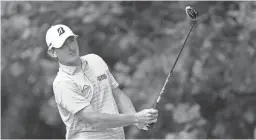  ?? GETTY IMAGES ?? Brandt Snedeker plays his shot from the 13th tee during Friday’s second round of the Wyndham Championsh­ip in Greensboro, N.C.