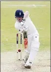  ?? (AFP) ?? England’s Dominic Bess bats on the first day of the first internatio­nal Test match between England and Pakistan at Lord’s cricket ground in
London on May 24.