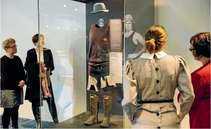  ?? PHOTO: SUPPLIED/TE PAPA ?? John Clarke gifted Fred Dagg’s outfit to Te Papa in 2002. It is now on display for three months following Clarke’s death earlier this year.