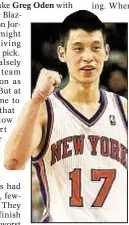  ??  ?? Jeremy Lin