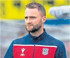  ??  ?? Dundee manager James McPake.