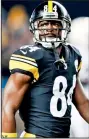  ?? AP File Photo ?? Wide receiver Antonio Brown’s future with the Pittsburgh Steelers remains uncertain.