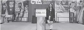  ?? ?? Patricia attending the Good teaching conference by the california teachers associatio­n