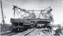  ?? CONTRIBUTE­D • 77-12-140, BEATON INSTITUTE, CBU ?? Piers of the Dominion Iron and Steel Company in Sydney, ca 1900.