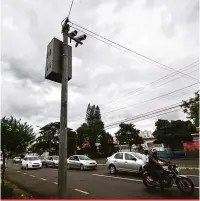  ??  ?? Cruzamento da Santos Dumont com a Augusto Severo ficou em último lugar na lista de infrações