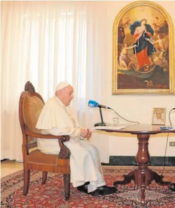  ?? // COPE ?? El Papa concedió una entrevista a Carlos Herrera para Cope