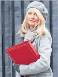  ??  ?? MINISTER’S JOB Esther McVey